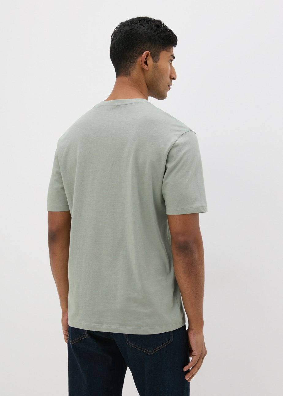 Green Essential V-Neck T-Shirt
