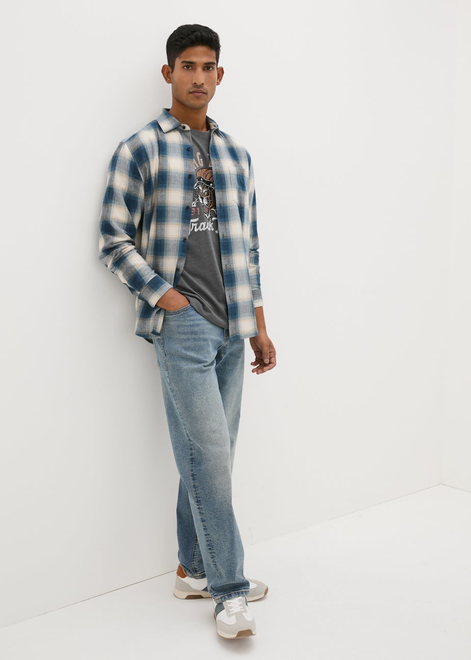 Grey Flying Tiger Biker T-Shirt