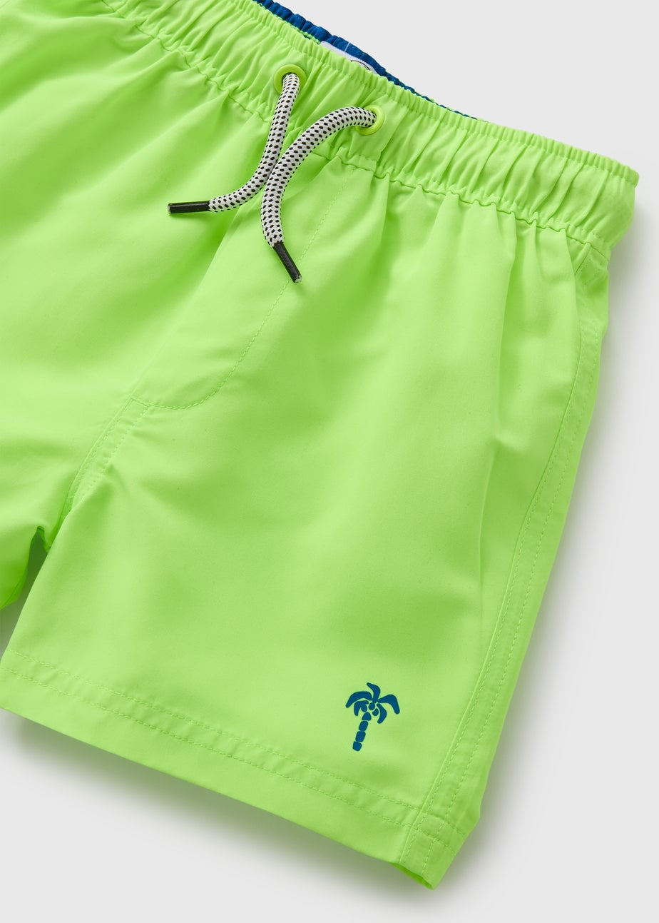 Boys Lime Swim Shorts (1-7yrs)