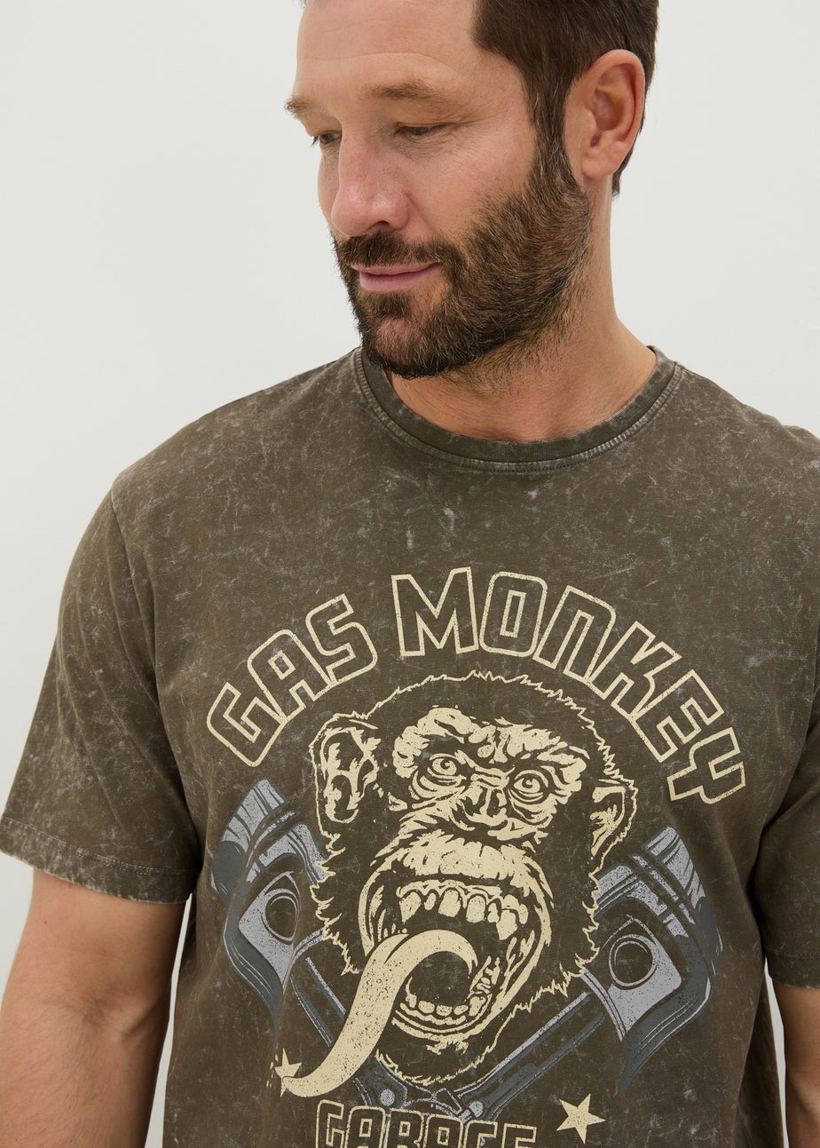 Gas Monkey Khaki T-Shirt