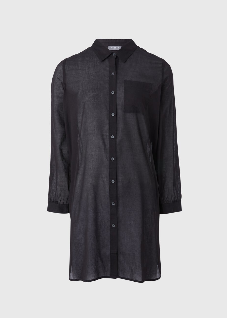 Black Beach Shirt