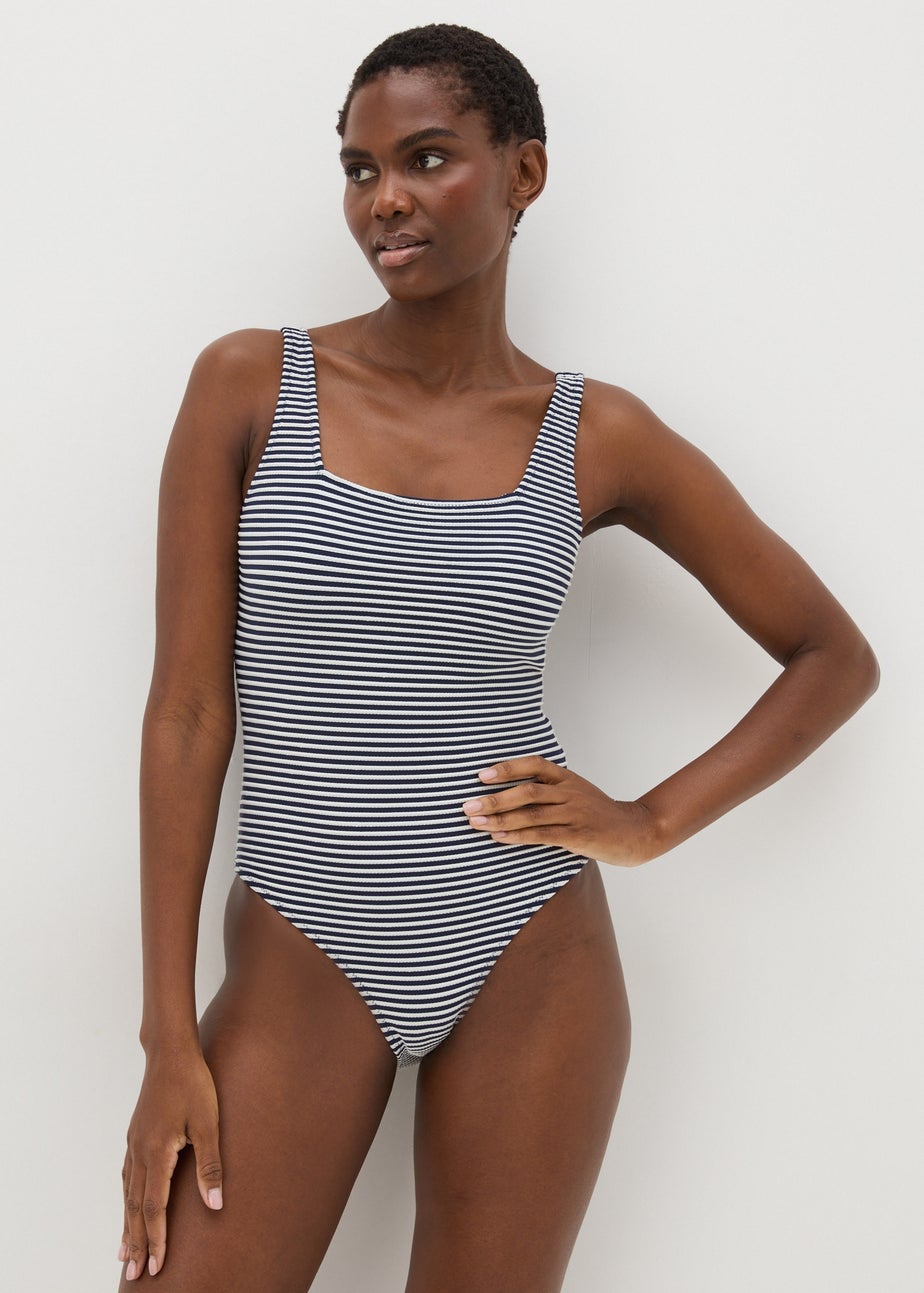 Navy Stripe Swimsuit