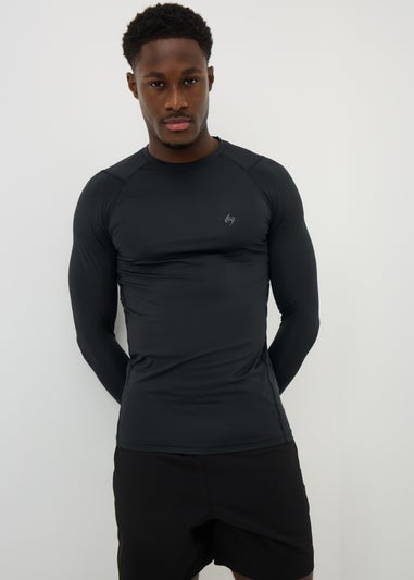 Souluxe Black Base Layer Long Sleeve Top