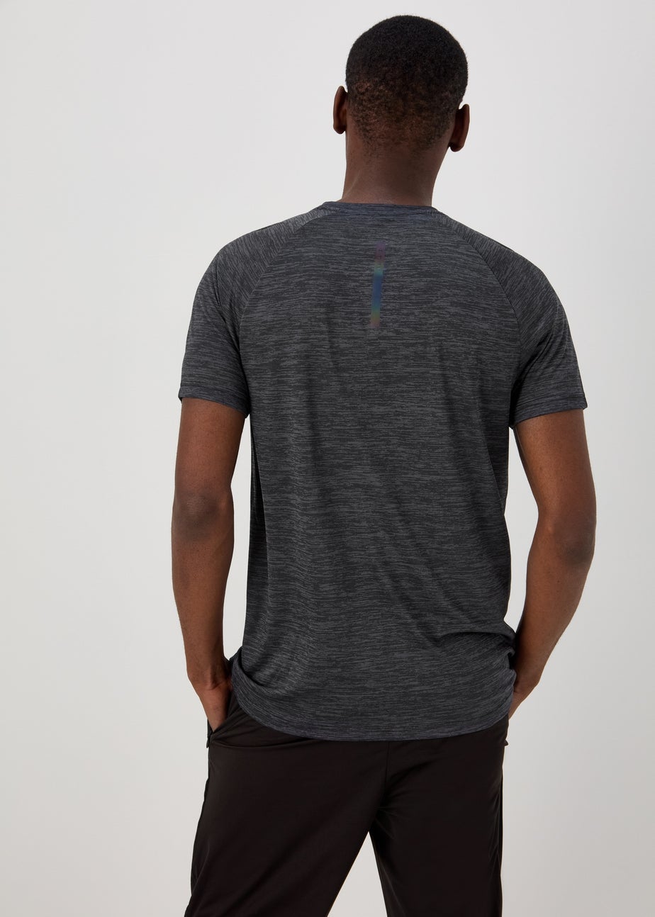 Souluxe Black Basic 2 Tone T-Shirt