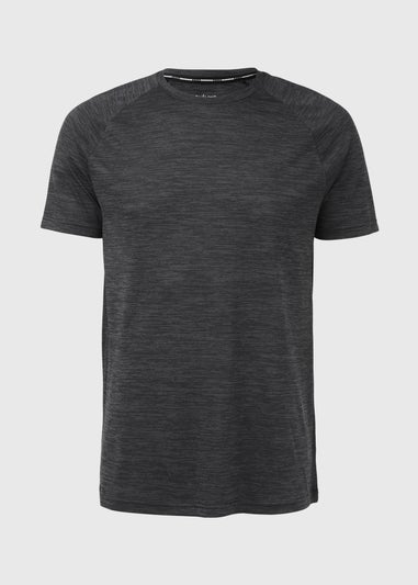 Souluxe Black Basic 2 Tone T-Shirt