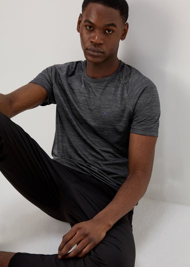 Souluxe Black Basic 2 Tone T-Shirt