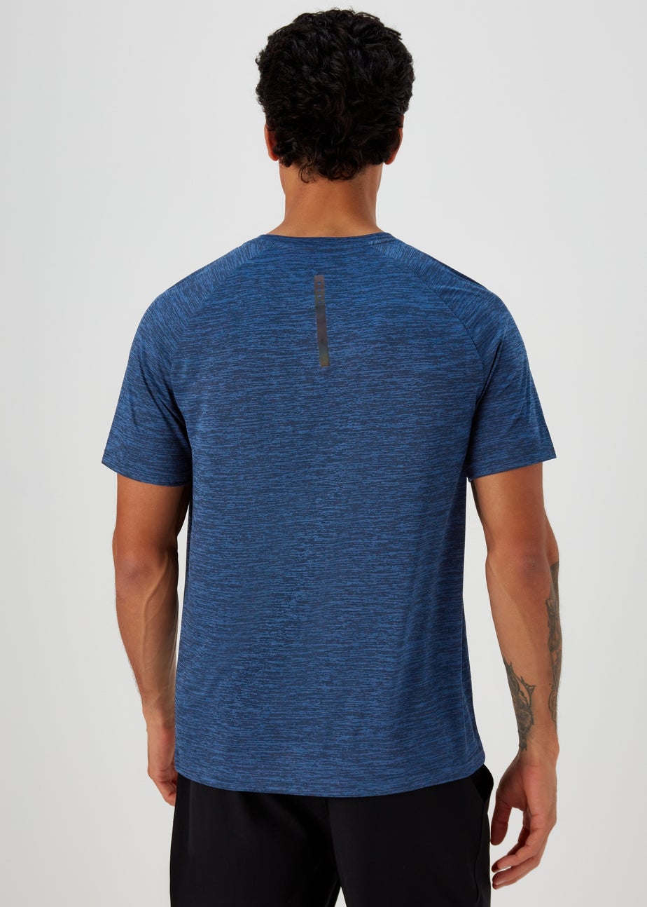 Souluxe Navy Basic 2 Tone T-Shirt