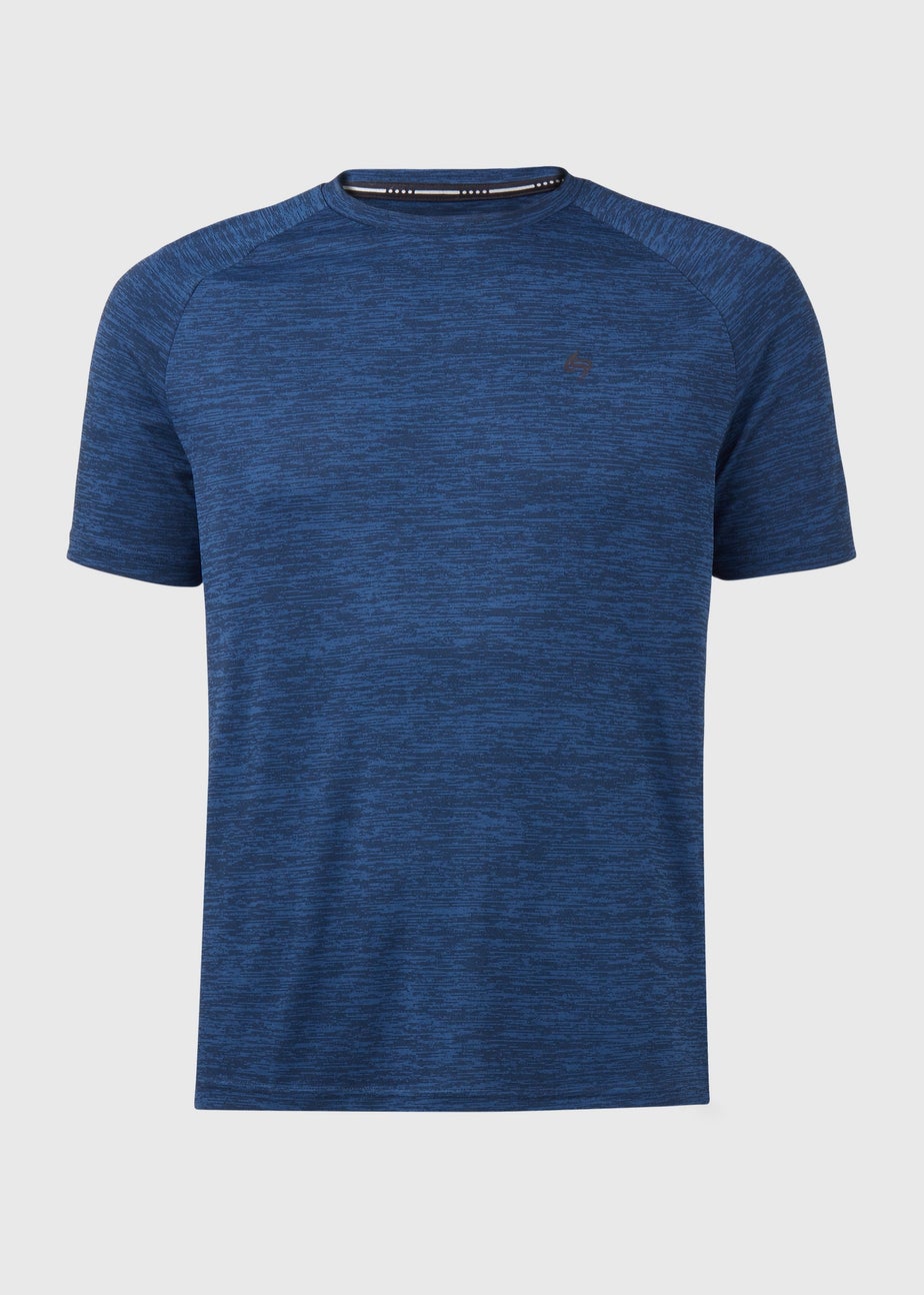 Souluxe Navy Basic 2 Tone T-Shirt