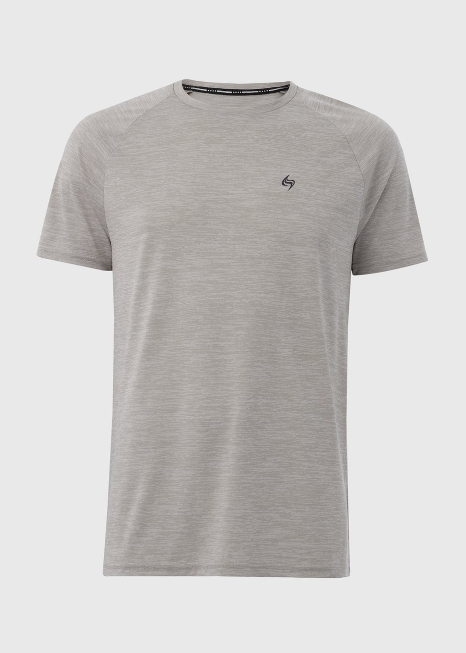 Souluxe Grey Two Tone T-Shirt