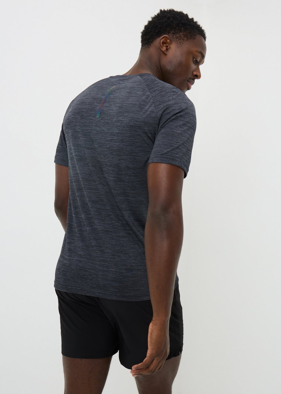 Souluxe Black Sports Shorts