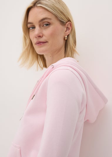 Pink Zip Up Hoodie