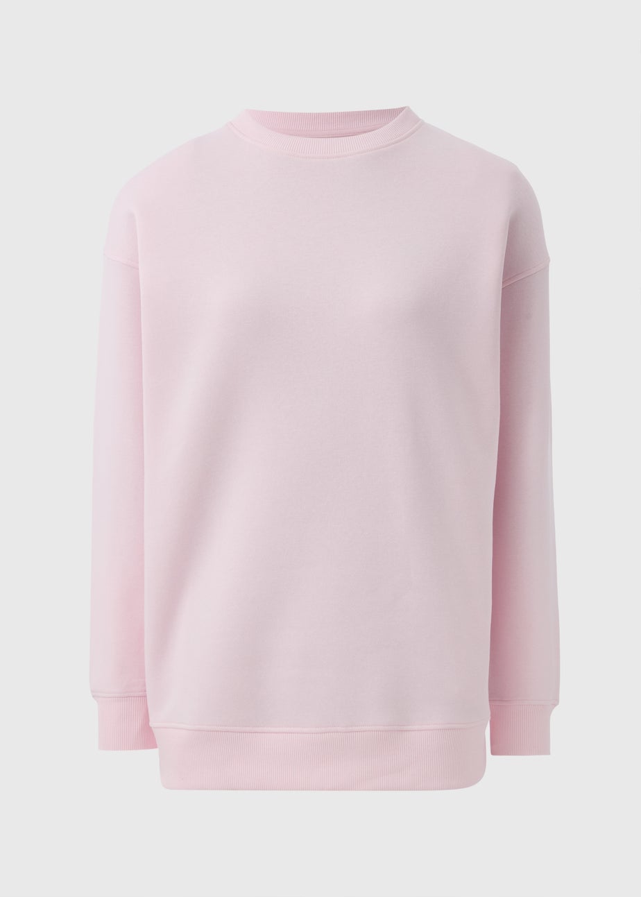 Pink Longline Sweatshirt