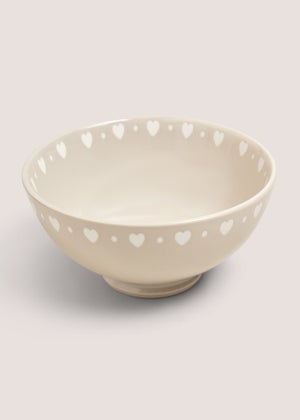 Neutral Heart Bowl