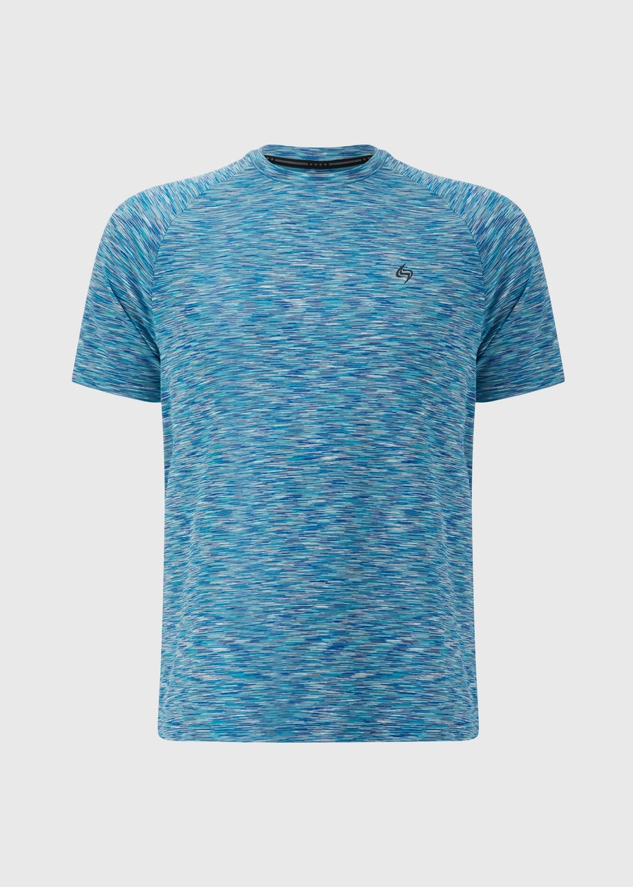 Souluxe Blue Space Dye T-Shirt