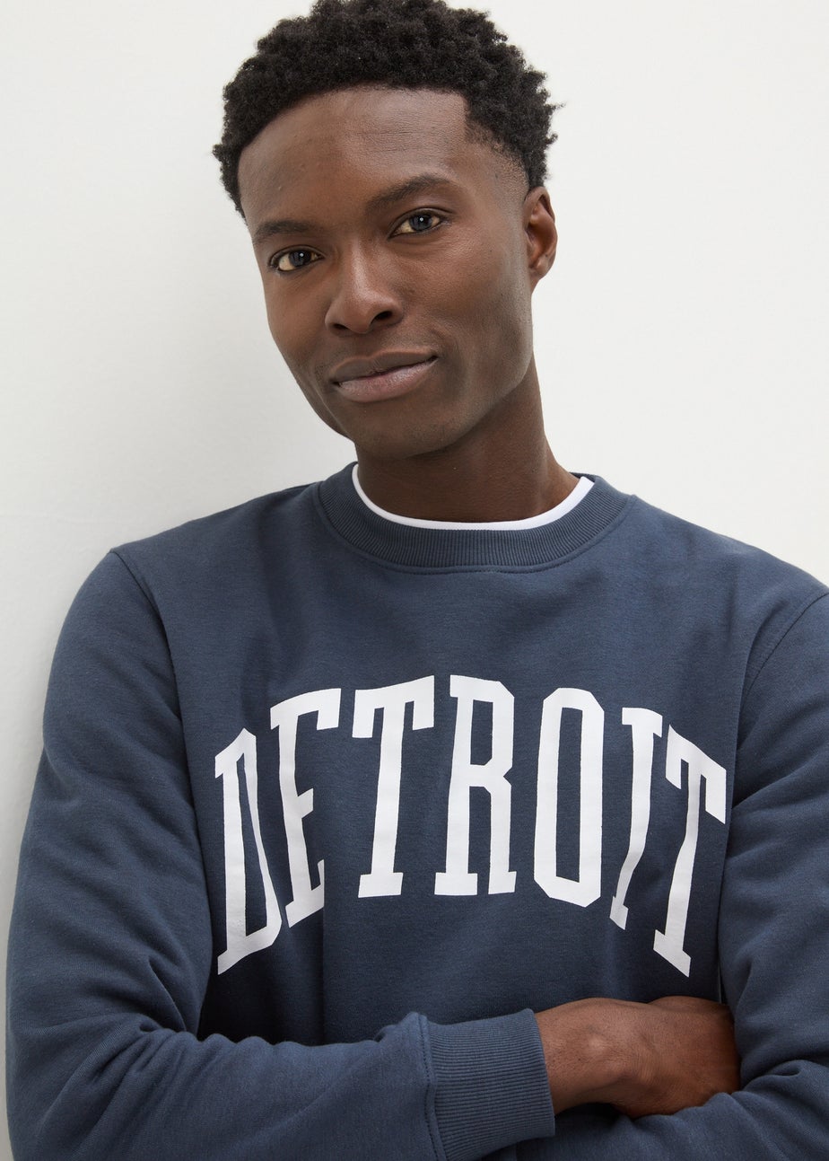 Navy Detroit Sweatshirt