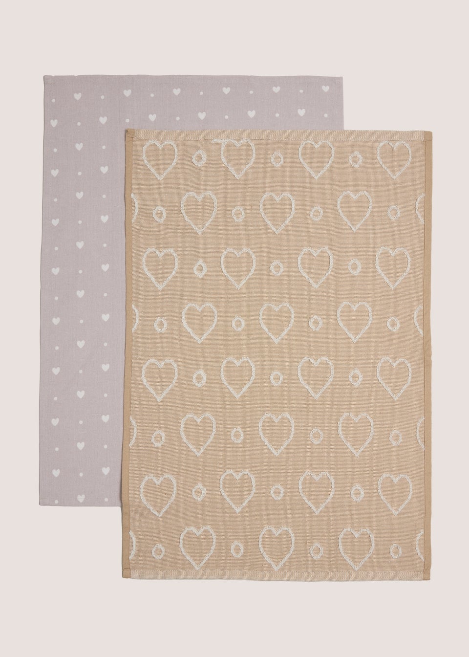 Grey Heart Oven Gloves
