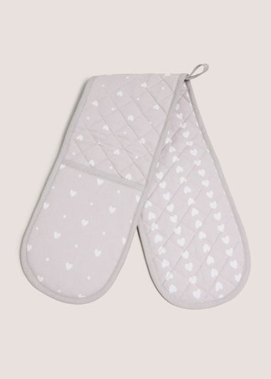 2 Pack Neutral Heart Tea Towels