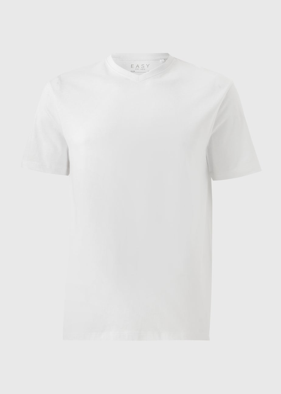 White Essential V-Neck T-Shirt