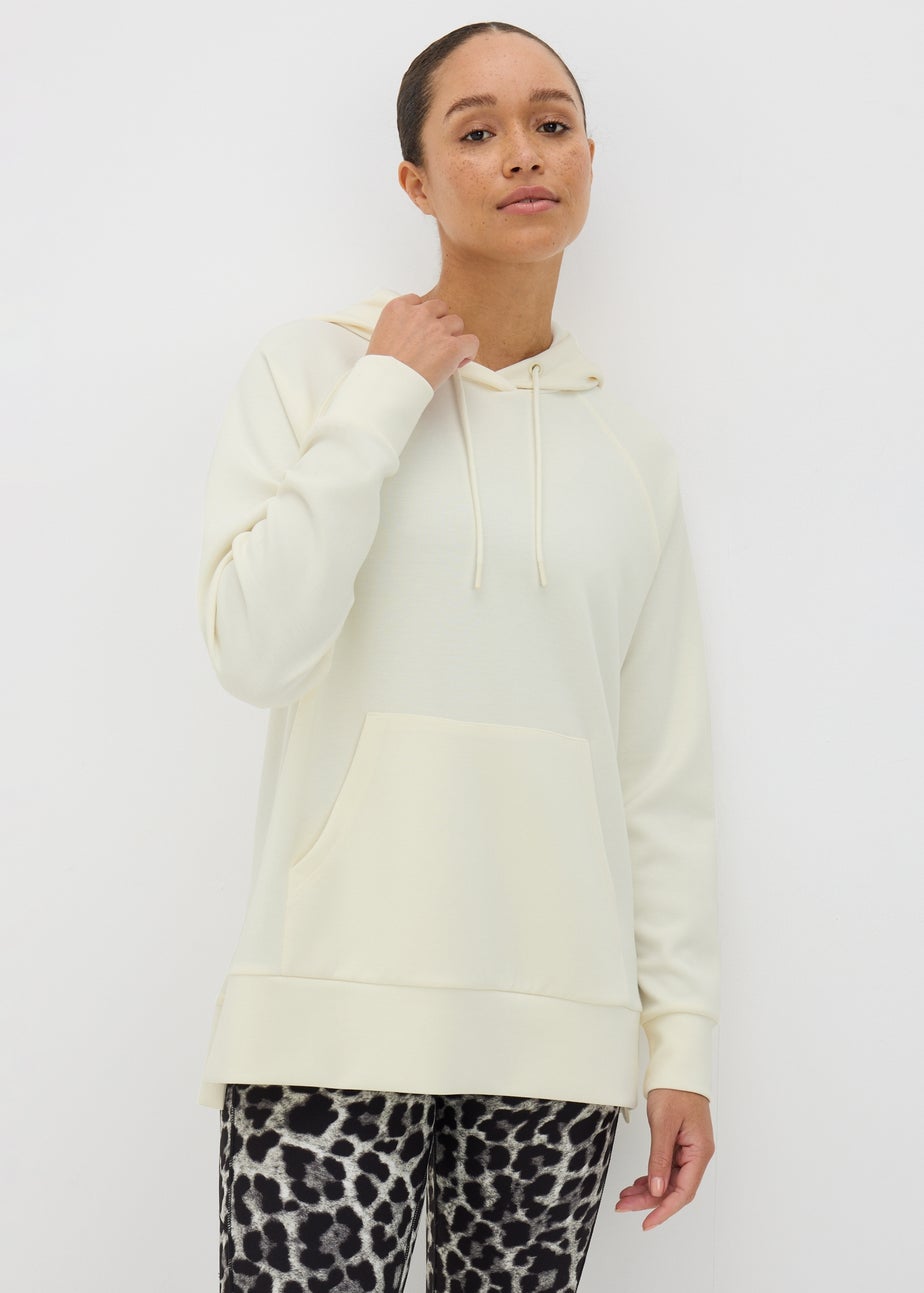 Souluxe Cream Longline Hoodie