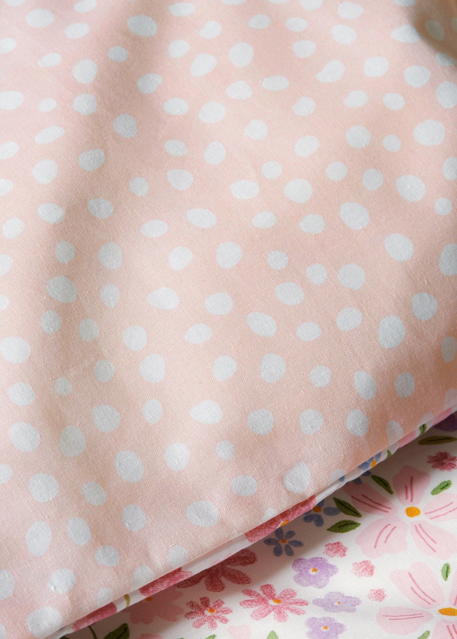 Pink Ditsy Floral Duvet Set