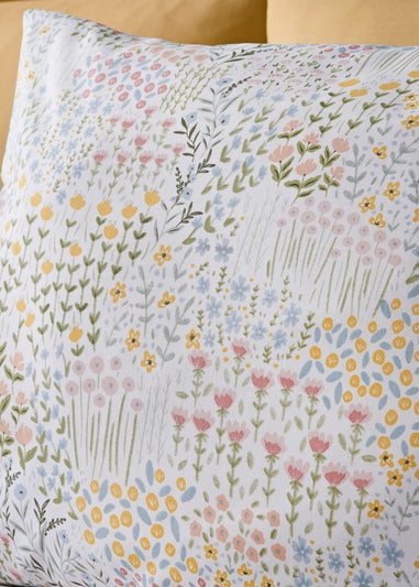 Multicolour Floral Patchwork Duvet Set