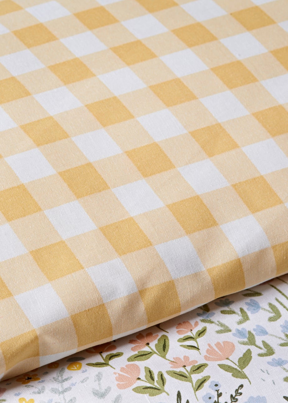 Multicolour Floral Patchwork Duvet Set