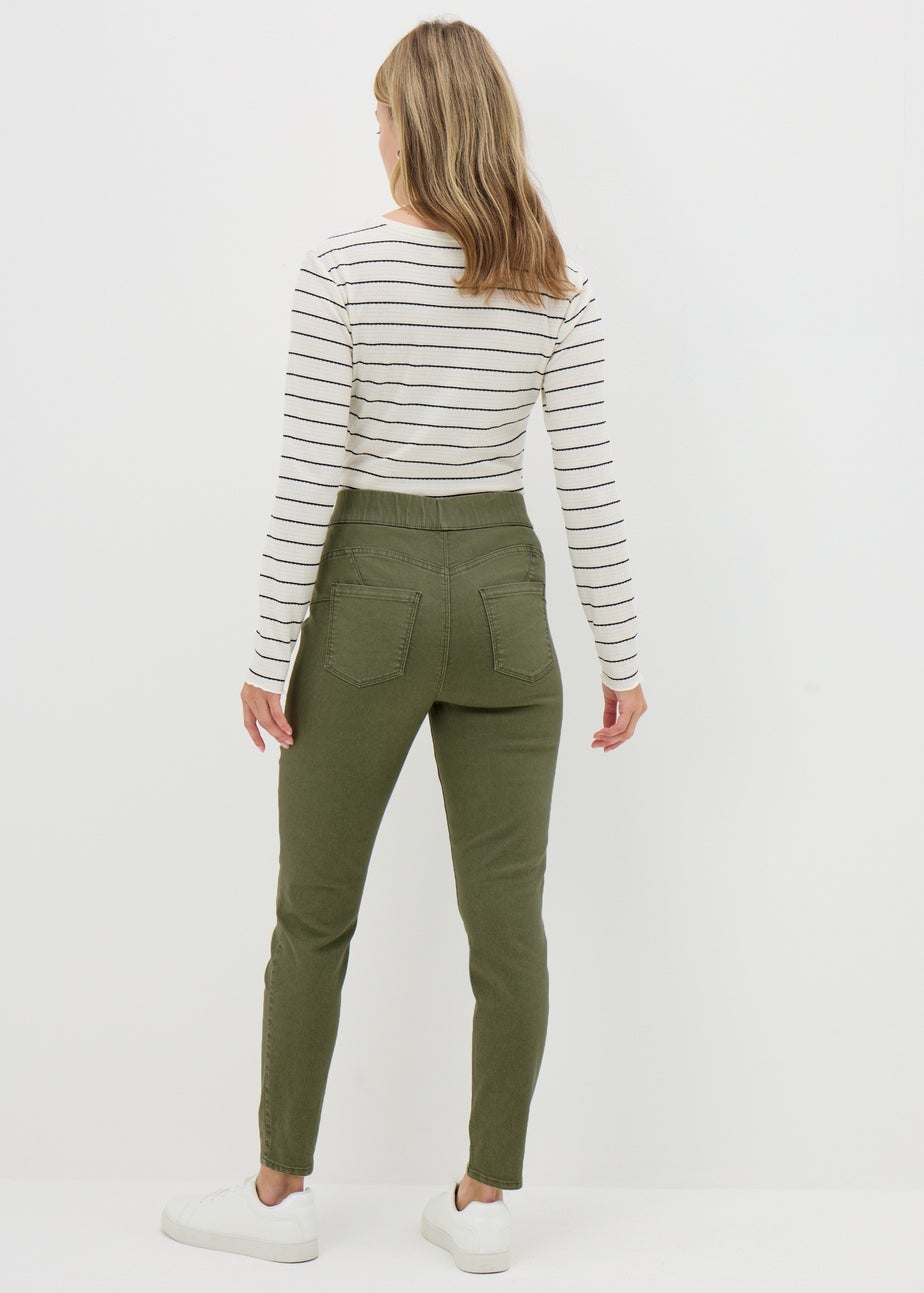Khaki Rosie Jeggings