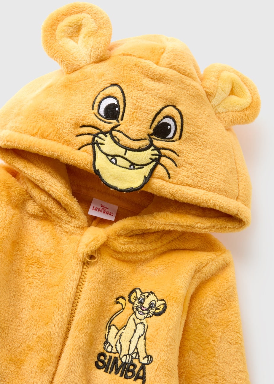 The Lion King Kids Yellow Simba Onesie (1-7yrs)