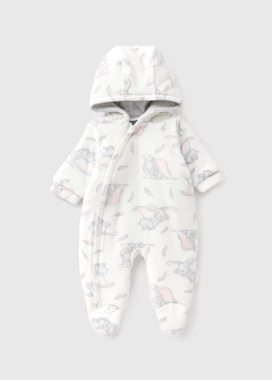Disney Baby Cream Dumbo Pramsuit (Newborn-12mths)