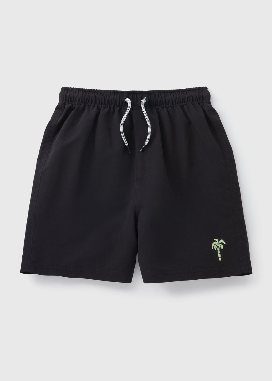 Boys Black Swim Shorts (7-15yrs)