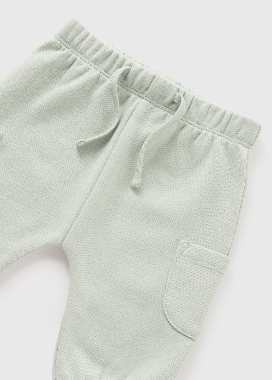 Baby Green Cargo Jogging Bottoms (Newborn-23mths)