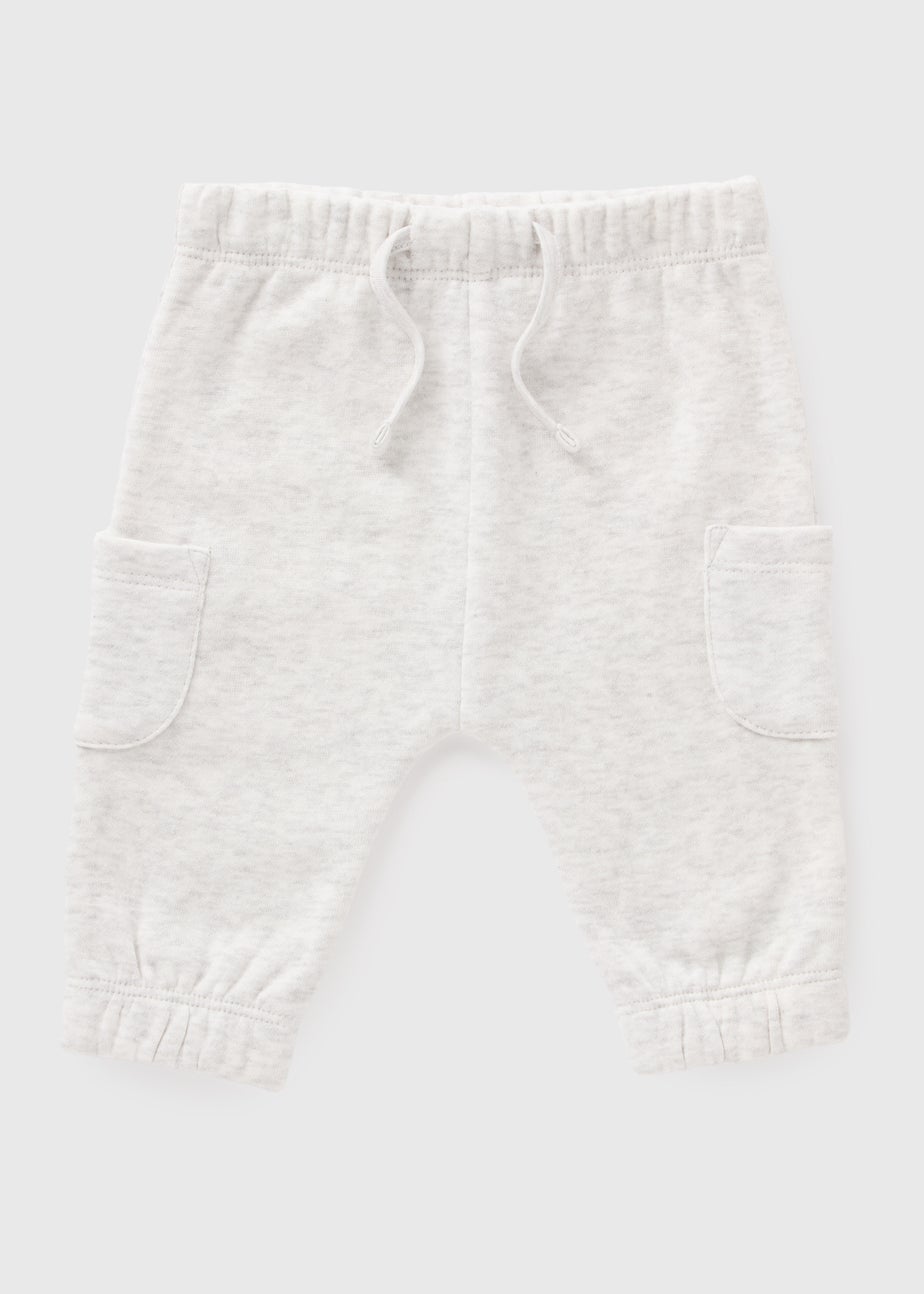 Baby Grey Cargo Jogging Bottoms (Newborn-23mths)