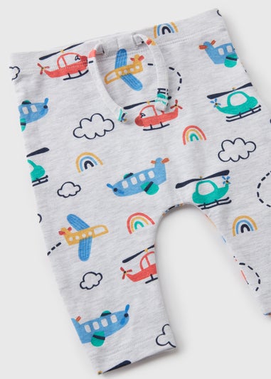 Baby Grey Transport Leggings (Newborn-23mths)