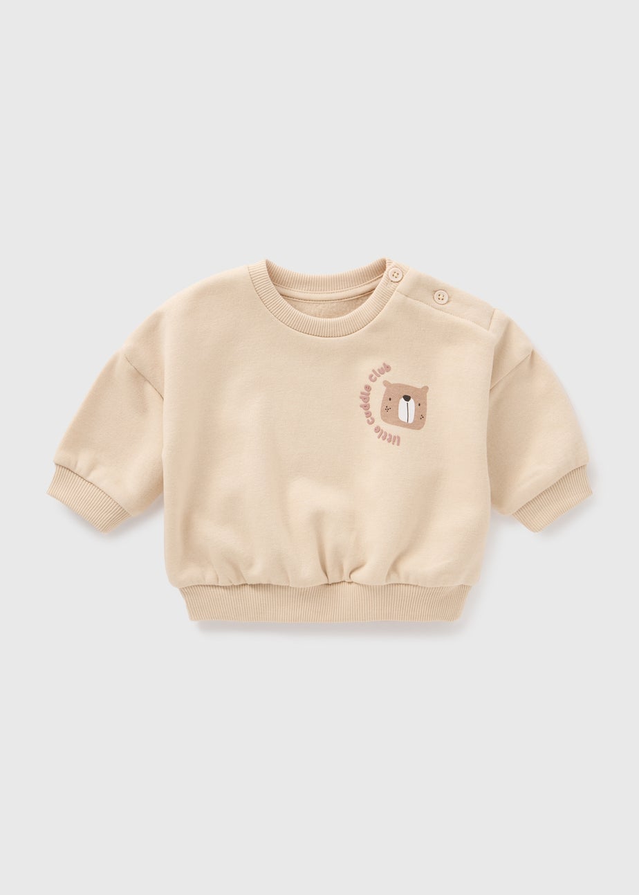 Baby Stone Bear Sweatshirt (Newborn-23mths)
