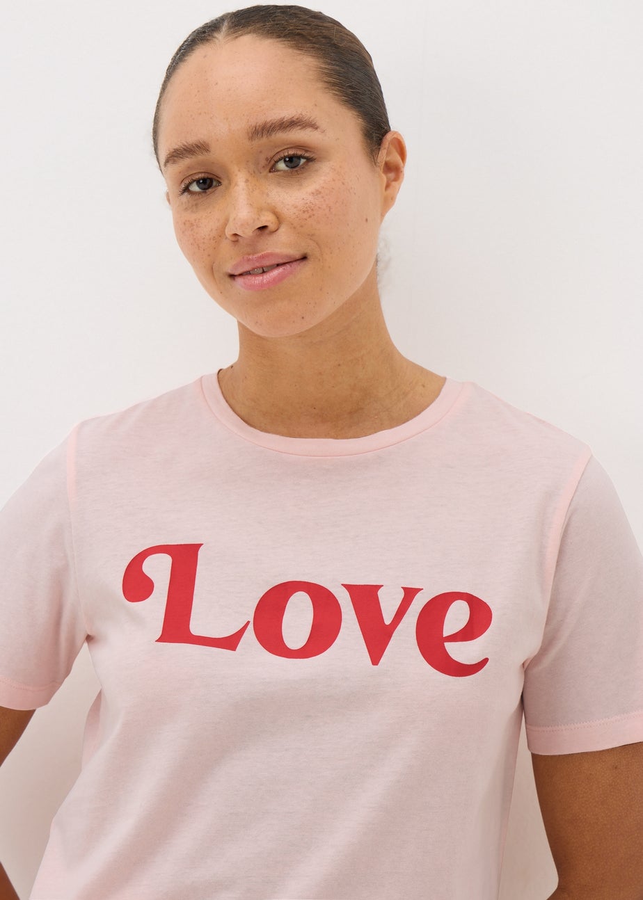 Pink Love Pyjama Top