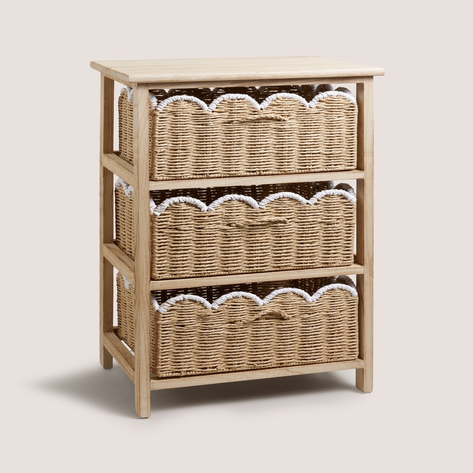 Scallop Edge Drawers