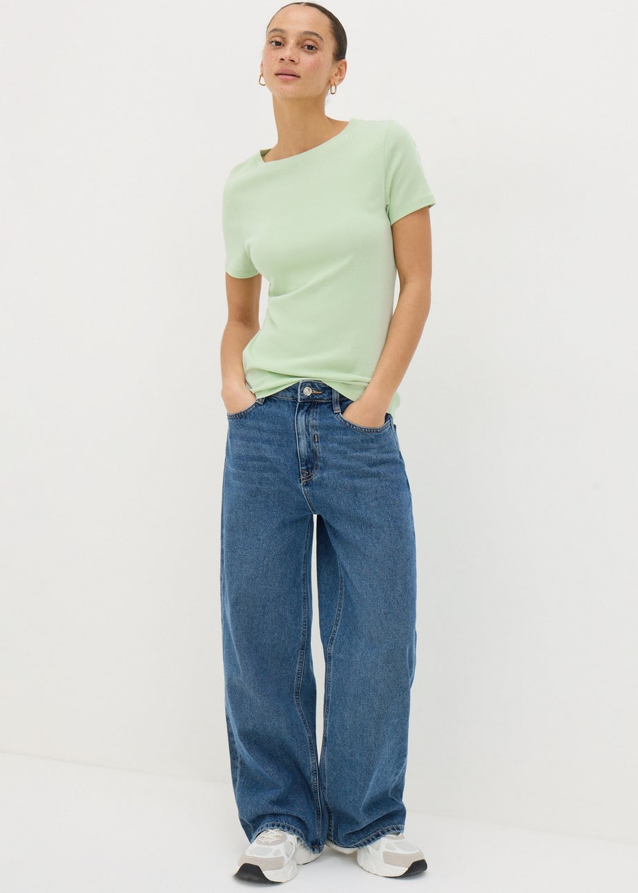 Green Fitted T-Shirt