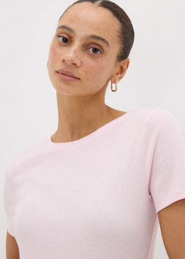Pink Fitted T-Shirt