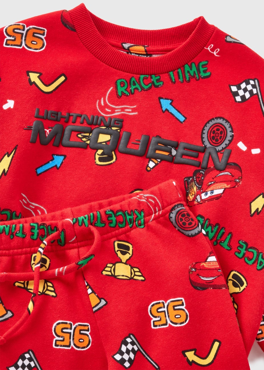 Cars Red Lightning McQueen Sweatshirt & Jogging Bottom Set (1-7yrs)