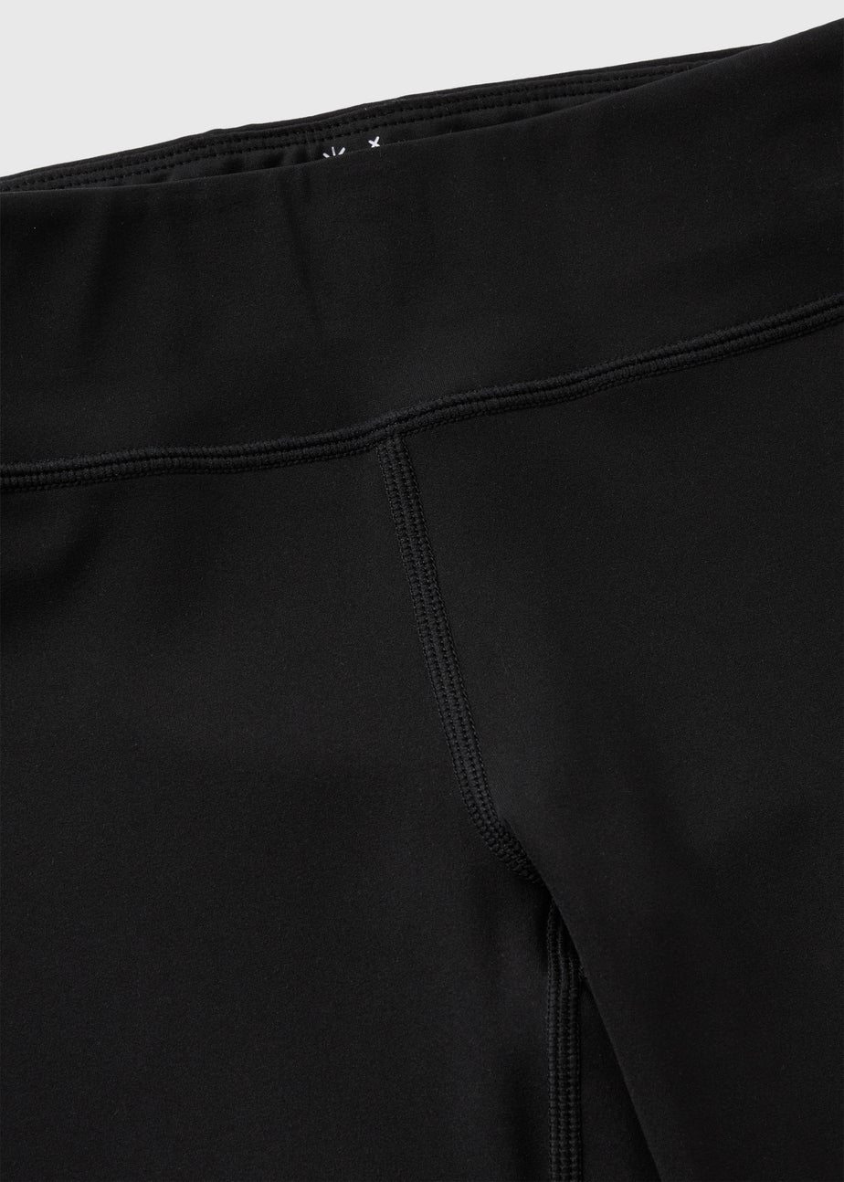 Girls Black Sports Leggings (7-15yrs)