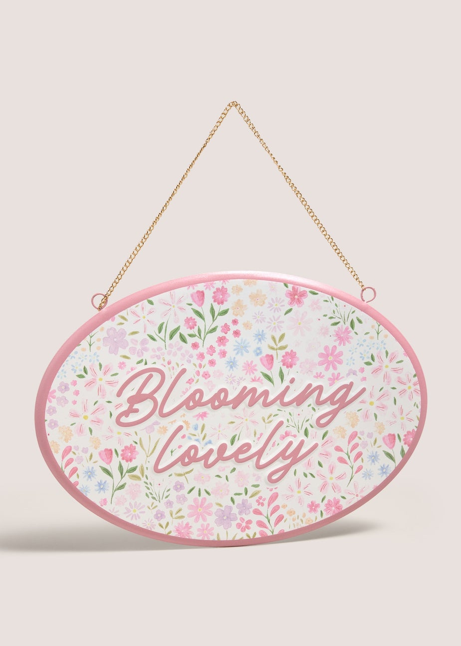 Blooming Lovely Hanging Sign