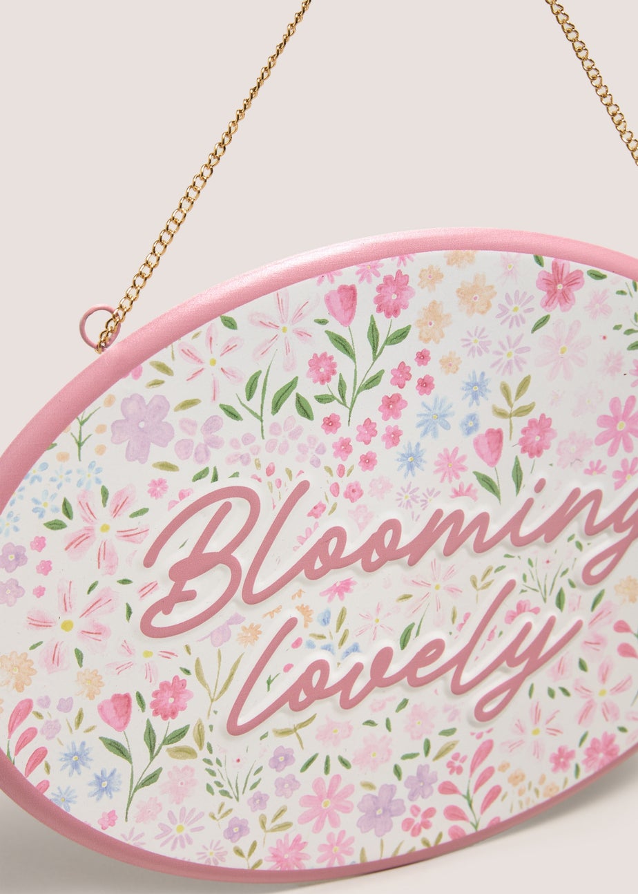 Blooming Lovely Hanging Sign