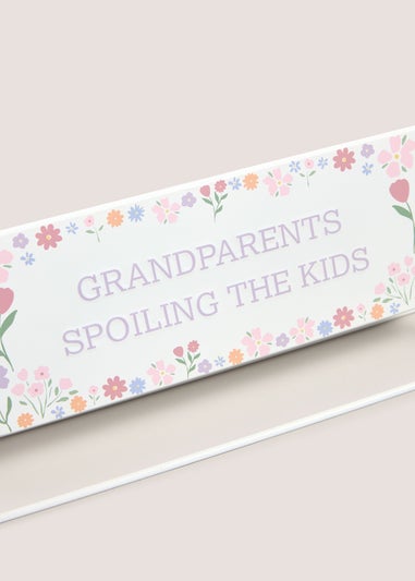 Floral Grandparent Sign