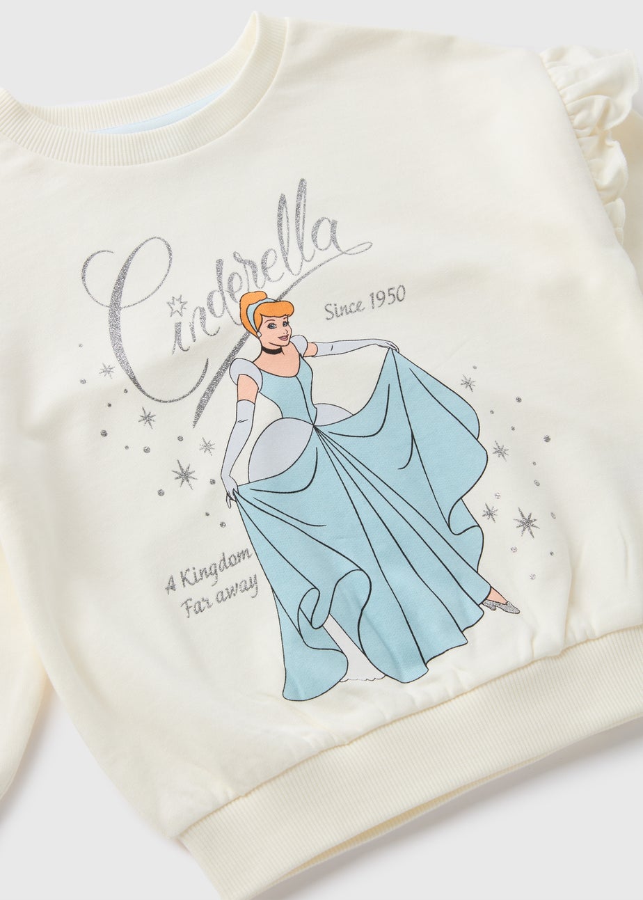 Disney Girls Cream Cinderella Sweatshirt (1-7yrs)