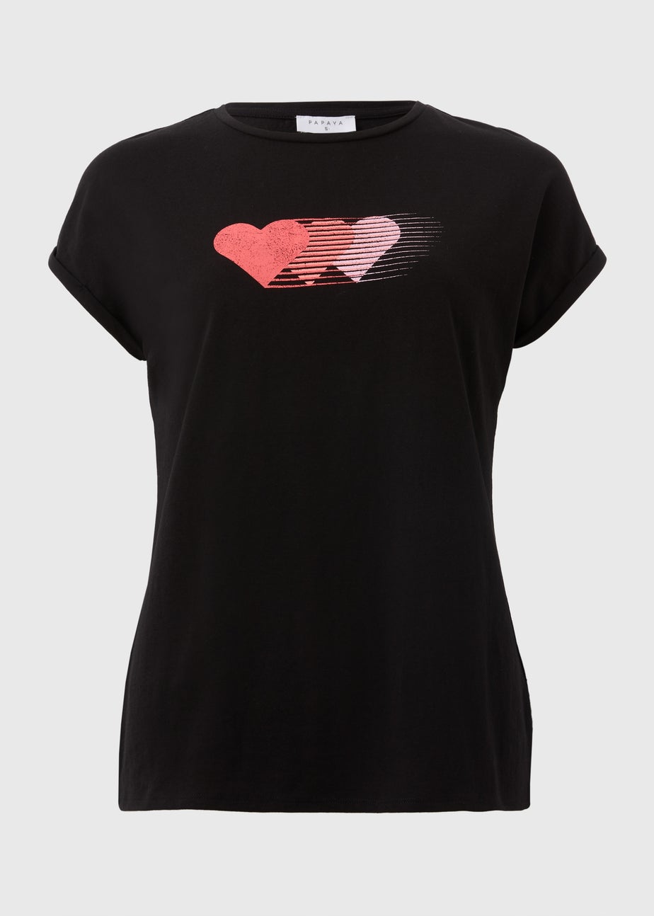 Black Heart Graphic T-Shirt