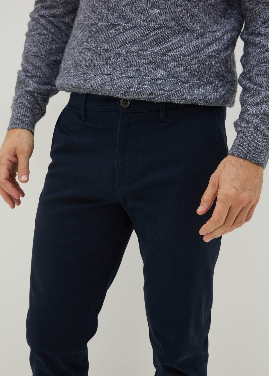 Navy Slim Fit Chinos