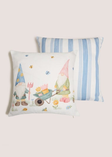 Printed Gnome Cushion