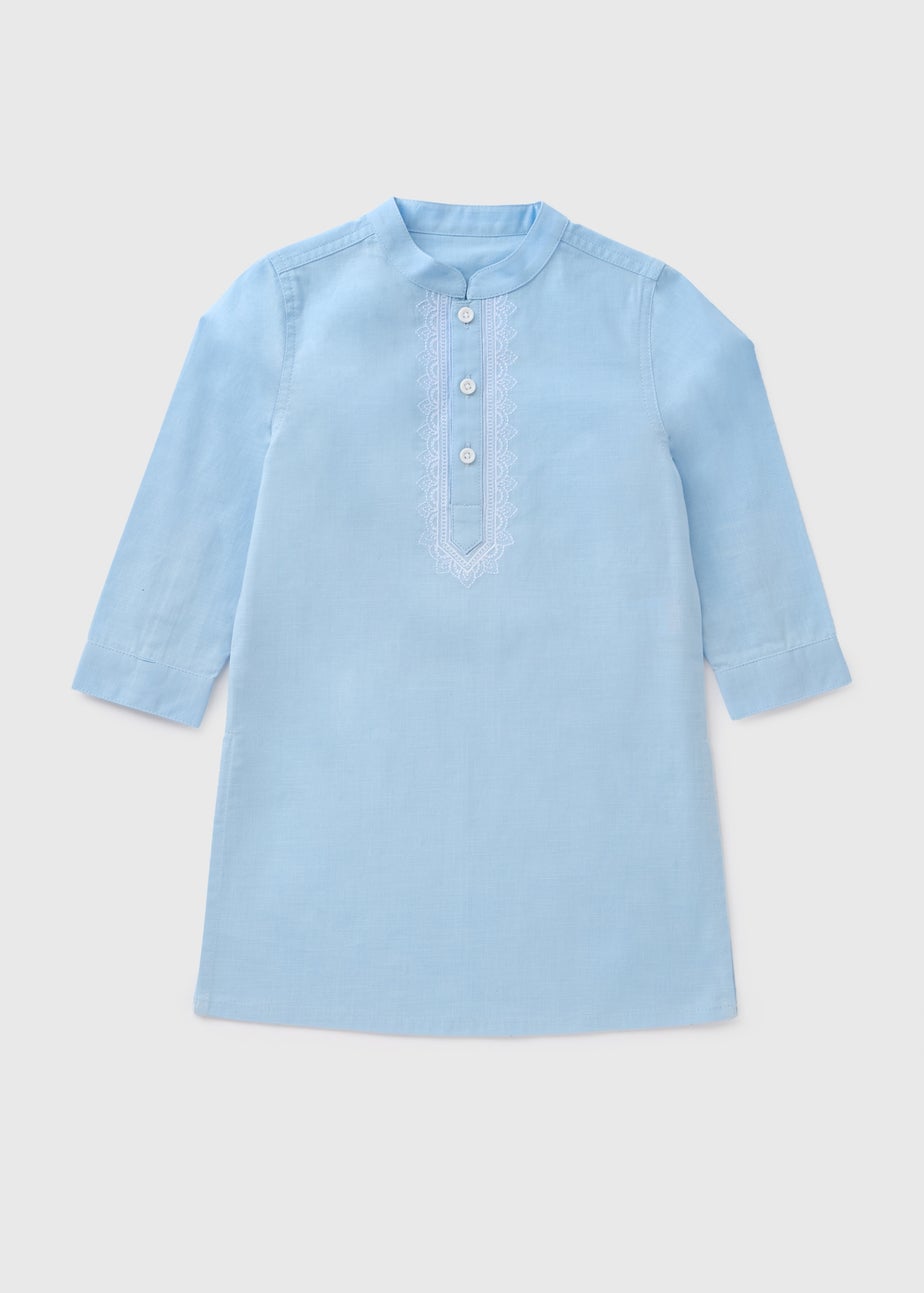 Boys Blue Kurta Shirt (1-7yrs)