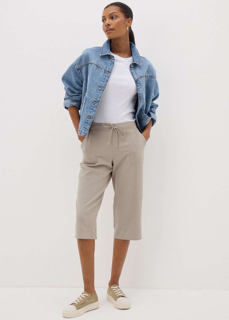 Stone Cropped Trousers