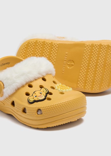 The Lion King Kids Yellow Simba Clogs (Younger 4/5-Older 5/6)